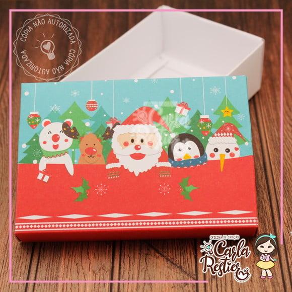 Caixa para 6 Doces Natal