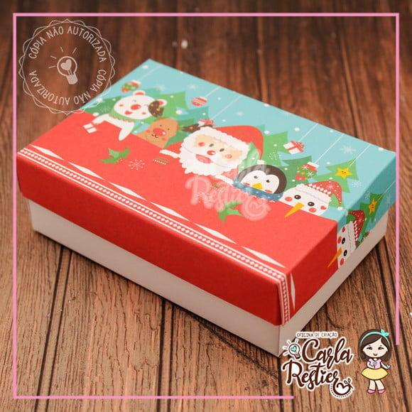 Caixa para 6 Doces Natal