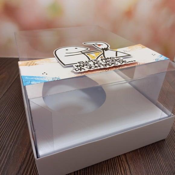 Caixa para Ovo de Colher 500g com Cinta Personalizada