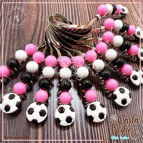 Colher Decorada Futebol Menina