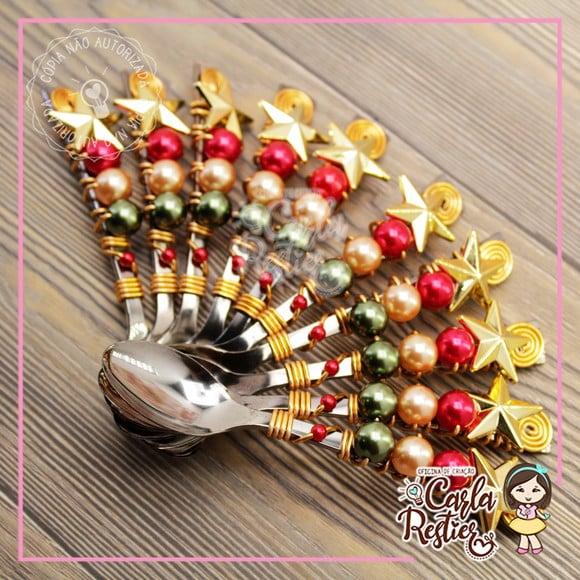 Colher Decorada Natal