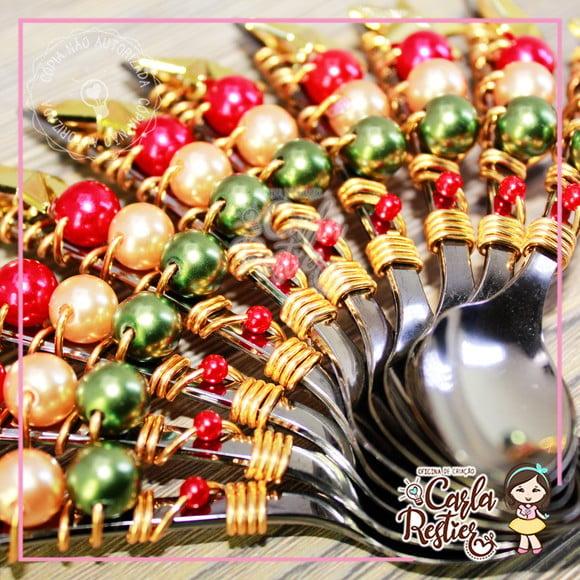 Colher Decorada Natal
