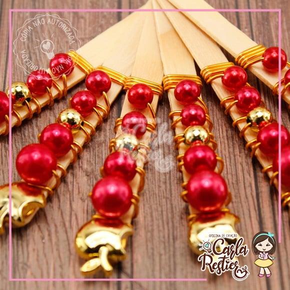 Palito Decorado Branca de Neve
