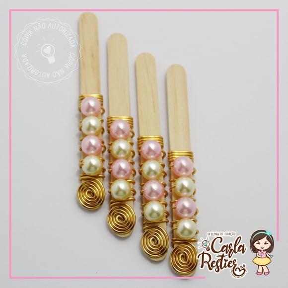Palito para Maçã do Amor Decorado