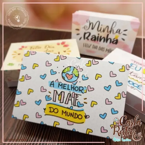 Caixa para 6 Doces Dia das Mães