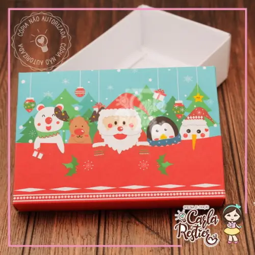 Caixa para 6 Doces Natal