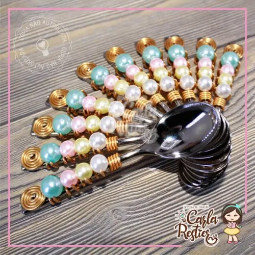 Colher Decorada Candy Colors