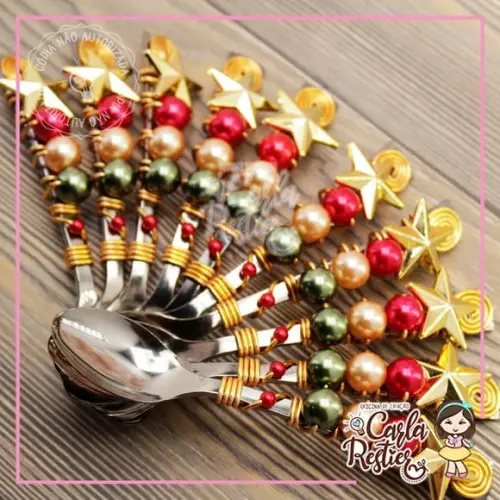 Colher Decorada Natal