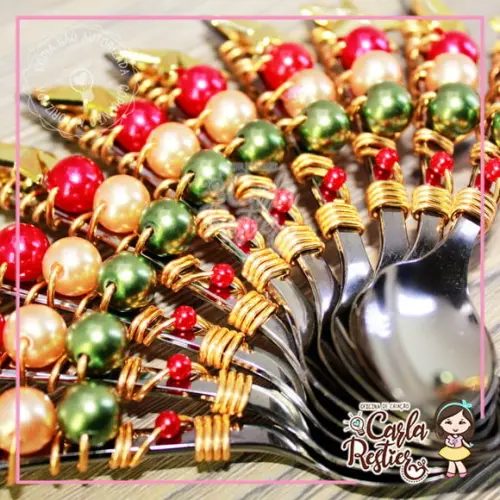 Colher Decorada Natal