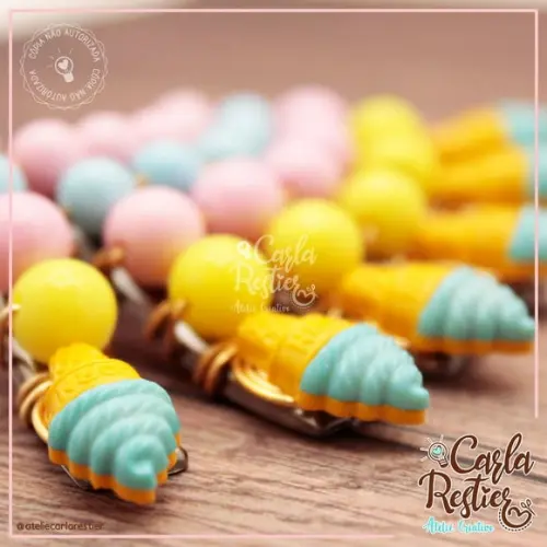 Colher Decorada Sorvetinho