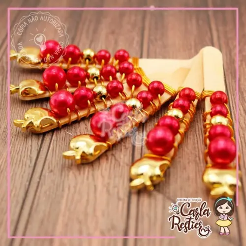 Palito Decorado Branca de Neve