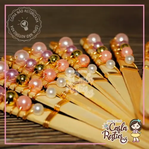 Palito Decorado Maçã Princesa