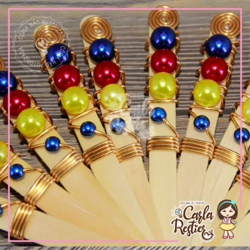 Palito para Maçã do Amor Branca de Neve