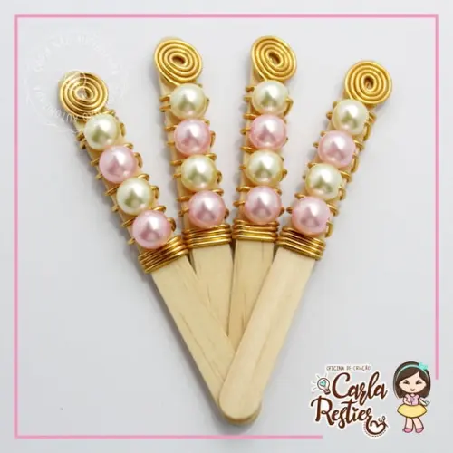 Palito para Maçã do Amor Decorado