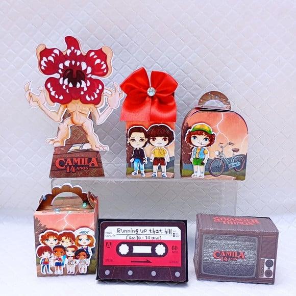 Kit 30 Caixas Lembrancinhas Stranger Things