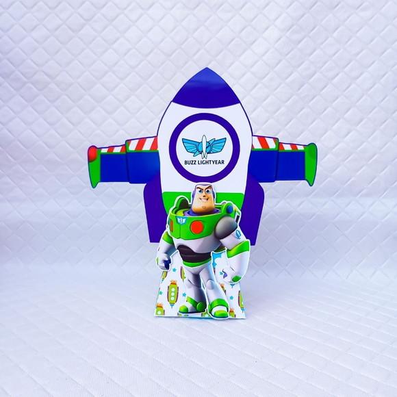 Caixa Cone/pirâmide Foguete Buzz Lightyear Toy Story