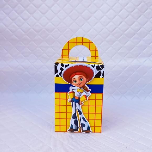 Caixa Alça Alta Personalizados Jessie Toy Story - 20 Peças
