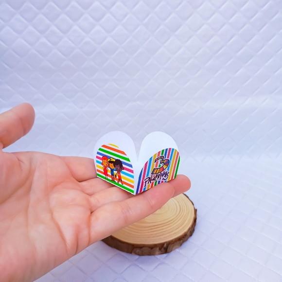 Kit 50 Forminha para Docinho Três Palavrinhas