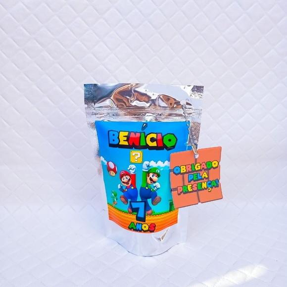Saquinho Metalizado Super Mario Bros- m
