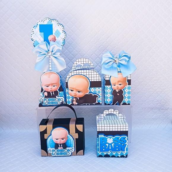 Kit 40 Caixas Personalizado o Poderoso Chefinho