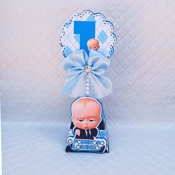 Caixa Cone/pirâmide Personalizado o Poderoso Chefinho
