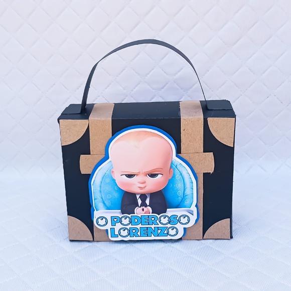 Caixa Maleta Personalizado o Poderoso Chefinho- 20 Peças