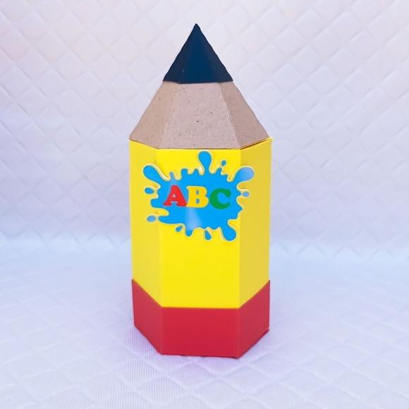 Caixas Lápis Personalizados Abc - 20 Peças