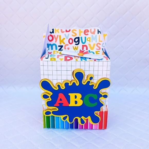 Caixa Maleta Personalizados Formatura Abc
