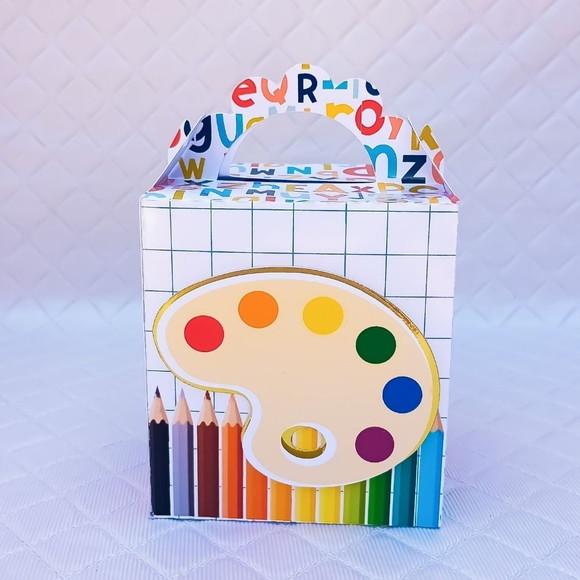 Caixa Lanchinho Personalizados Formatura Abc - 20 Peças