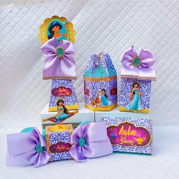 Kit 40 Caixas Personalizado Jasmine Luxo
