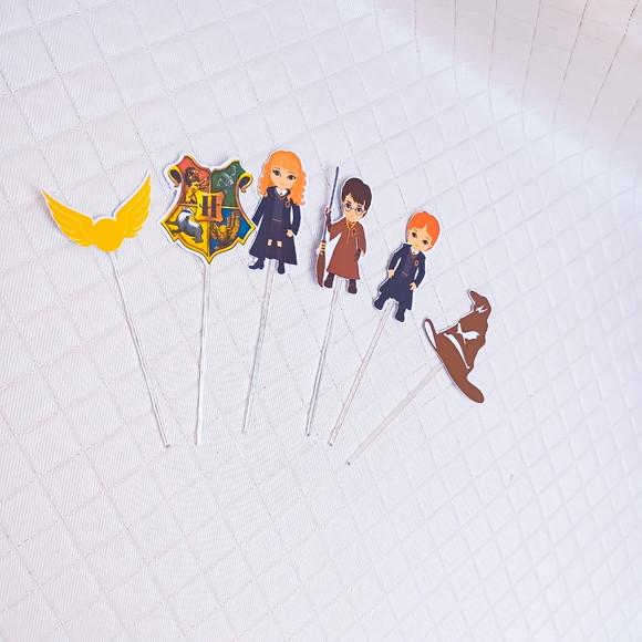 Topper para Docinho Harry Potter -50 Peças