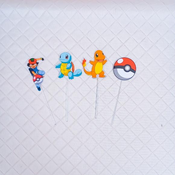 Topper para Docinho Pokémon -50 Peças