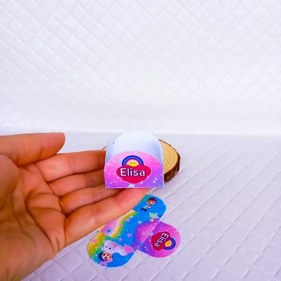 Kit 50 Forminha Docinho Tema Vera e o Reino do Arco Íris