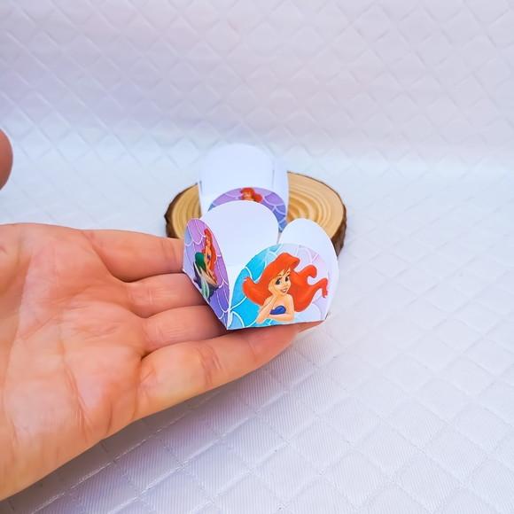 Kit 50 Forminha para Docinho Princesa Sereia Ariel