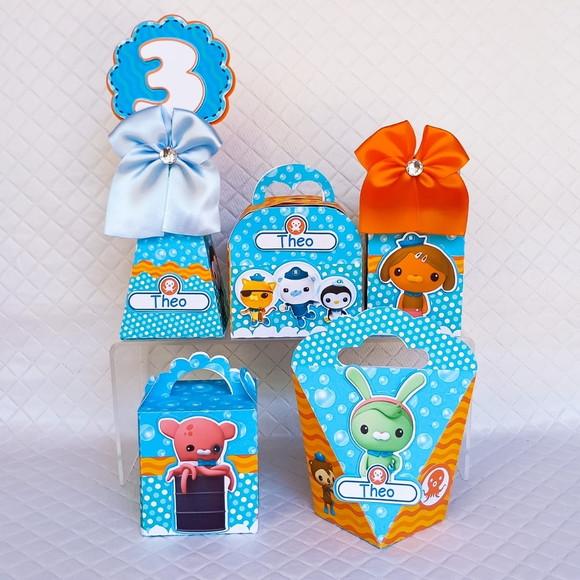 Kit 40 Caixas Personalizado Octonautas