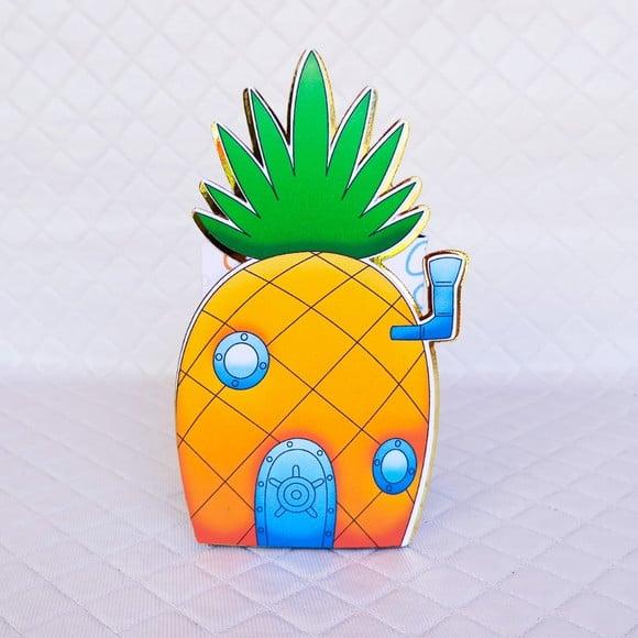 Caixa Alça Alta Casa Abacaxi - Bob Esponja - 20 Peças