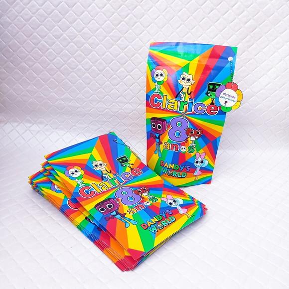 Kit 30 Saquinho Metalizado m - Dandys World