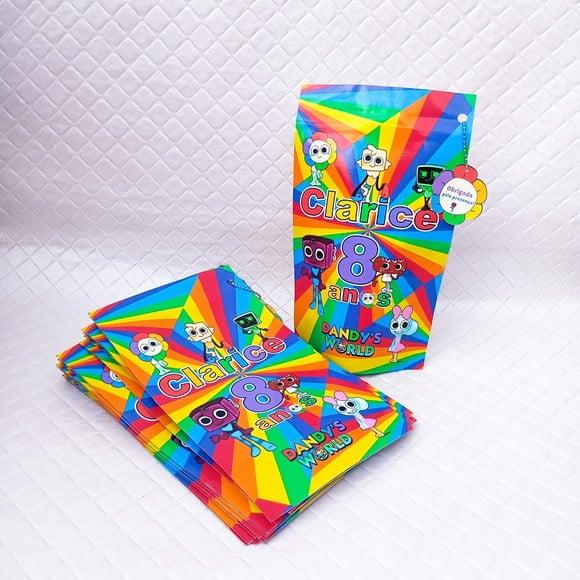 Kit 20 Saquinho Metalizado G- Dandys World