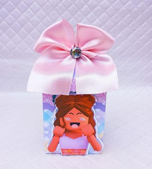 Caixa Milk Box Roblox Menina