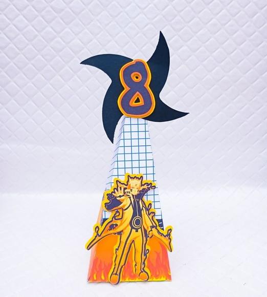 Caixa Cone/pirâmide Naruto