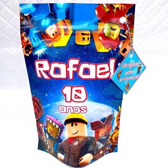 Kit 20 Saquinho Metalizado Roblox G