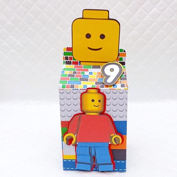 Caixa Milk Box Personalizado Lego