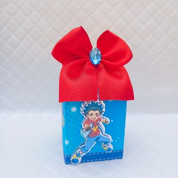 Kit 20 Caixas Milk Box Lembrancinhas Beyblade