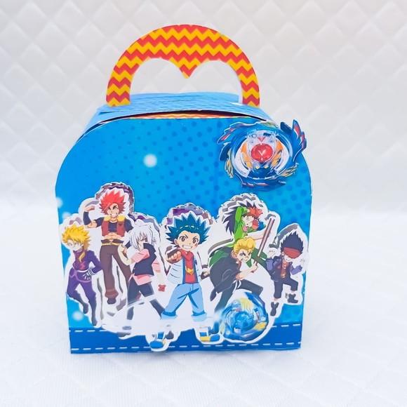 Kit 20 Caixas Maleta Lembrancinhas Beyblade