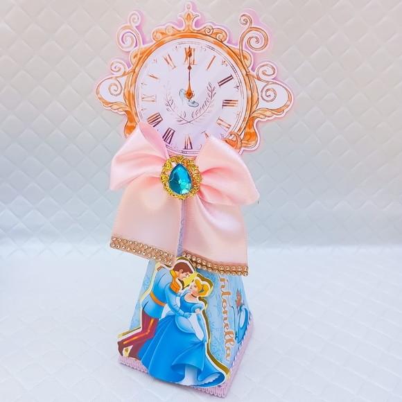 Caixa Cone/pirâmide Princesa Cinderela - 10 Peças