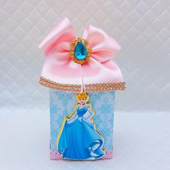 Caixa Milk Box Princesa Cinderela Luxo- 10 Peças