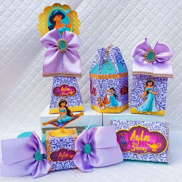 Kit 20 Caixas Personalizado Jasmine Luxo