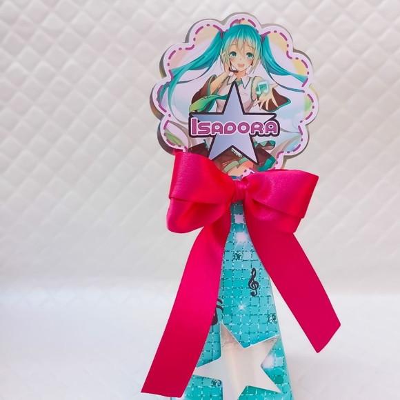 Caixa Cone/pirâmide Hatsune Miku - 20 Peças