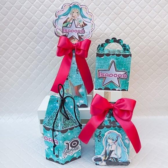 Kit Festa Hatsune Miku + Topo de Bolo