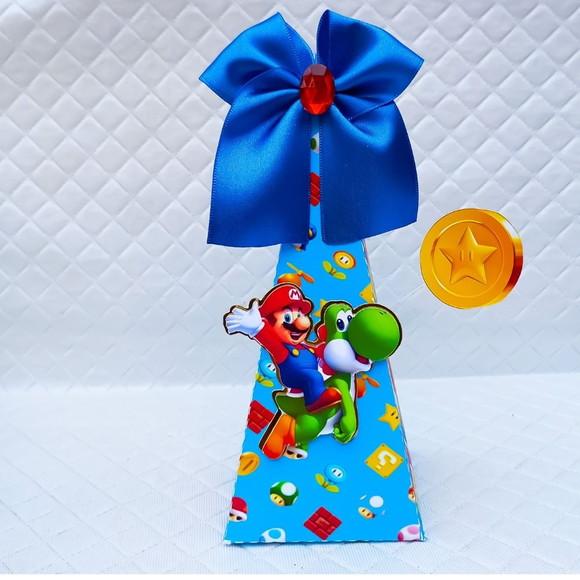 Caixa Cone/pirâmide Mario Bros-20 Peças